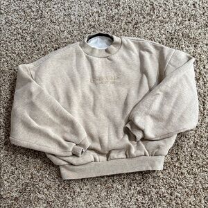 Essentials Tan Kids Sweatshirt